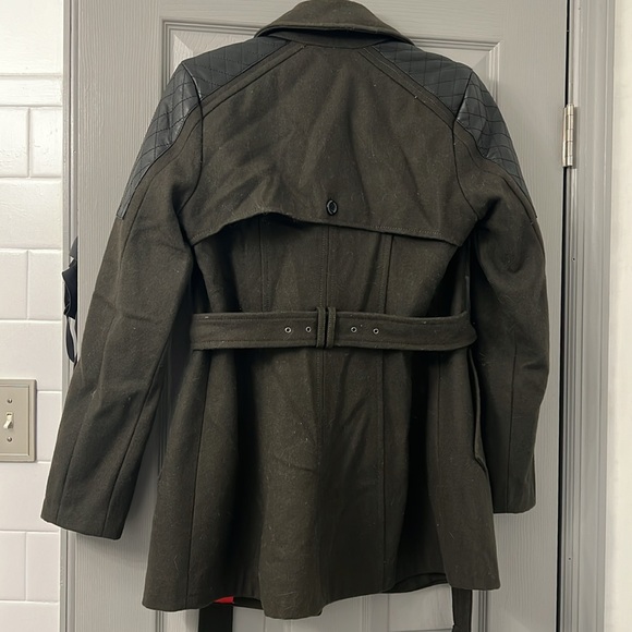 INC international concepts Peacoat fully silk lined size S - Picture 4 of 4